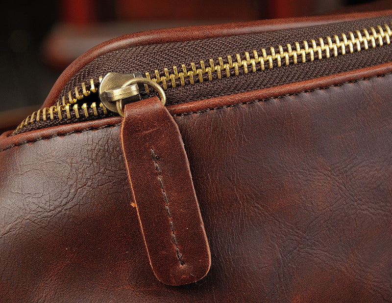 Vintage Crazy Horse Leather Fanny Pack