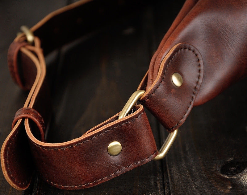 Vintage Crazy Horse Leather Fanny Pack