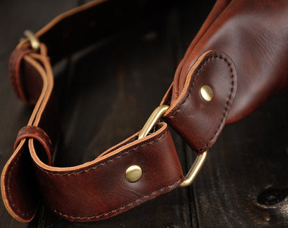 Vintage Crazy Horse Leather Fanny Pack