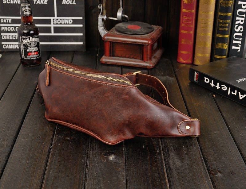 Vintage Crazy Horse Leather Fanny Pack