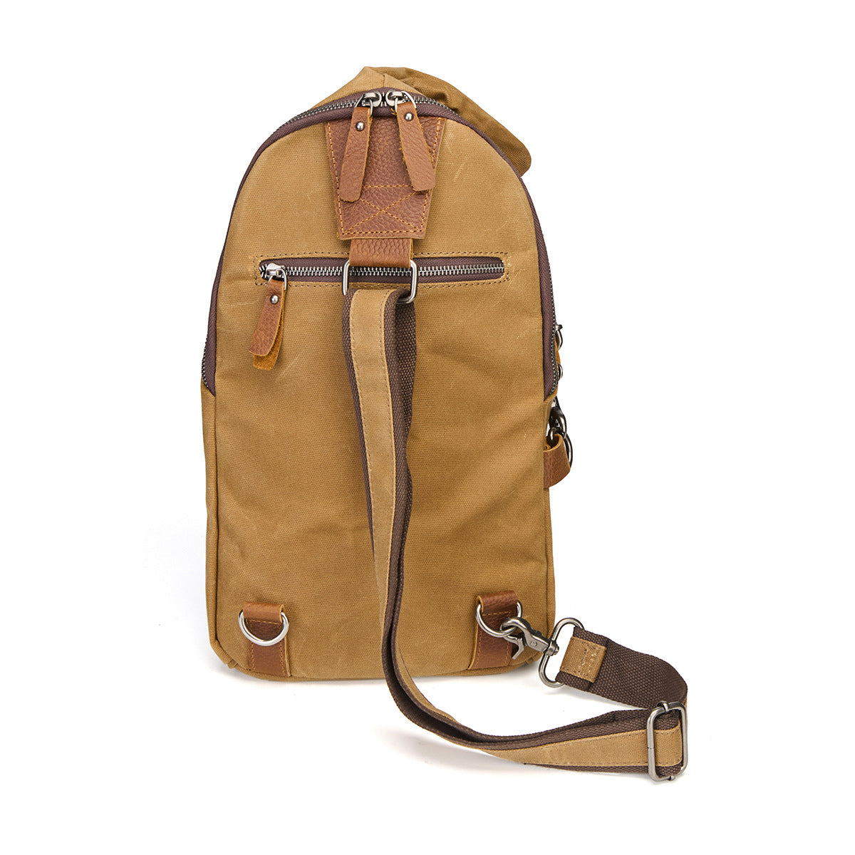 Vintage Waxed Canvas Sling Bag