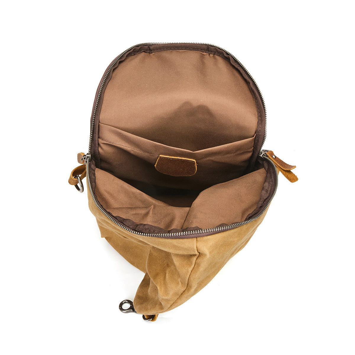 Vintage Waxed Canvas Sling Bag