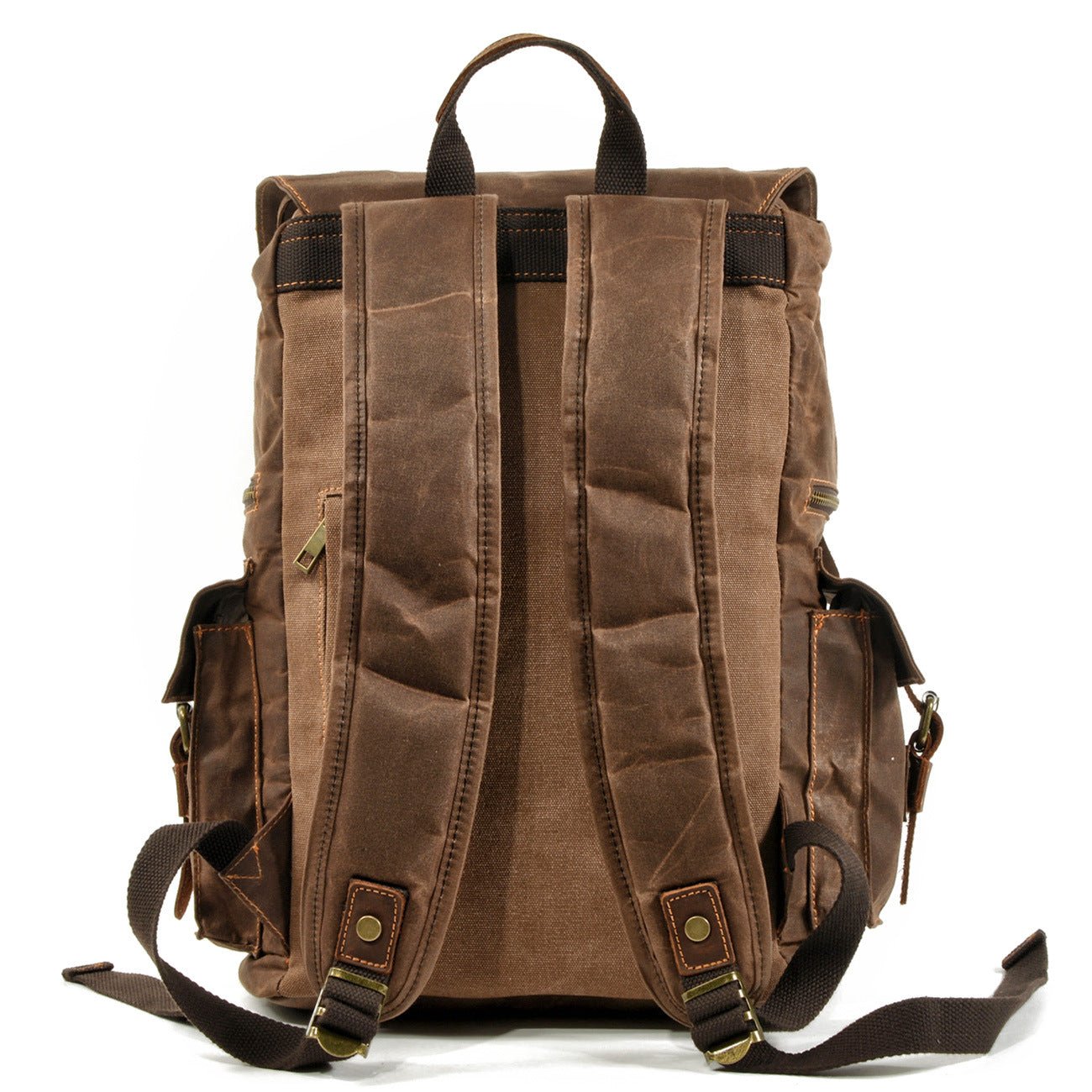 Waxed Canvas Backpack for Men and Women