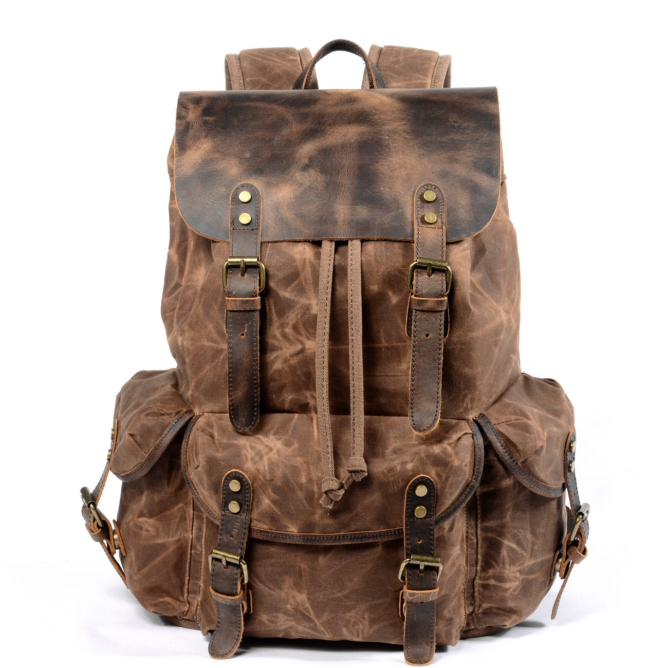 Vintage Waxed Canvas Backpack