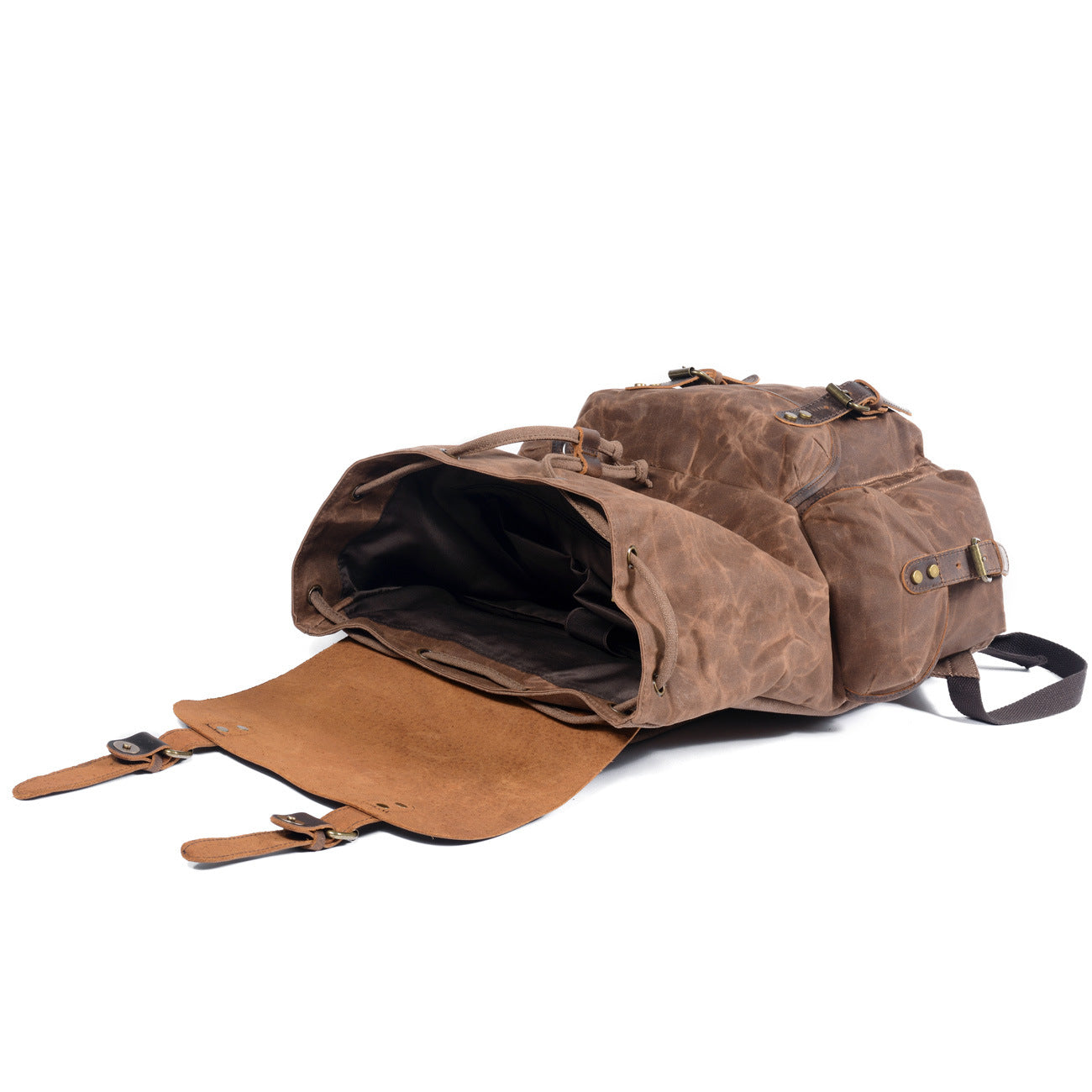 Vintage Waxed Canvas Backpack