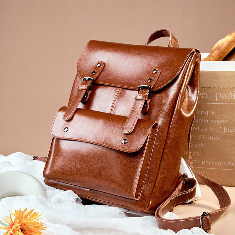 Women's Genuine Leather Backpack