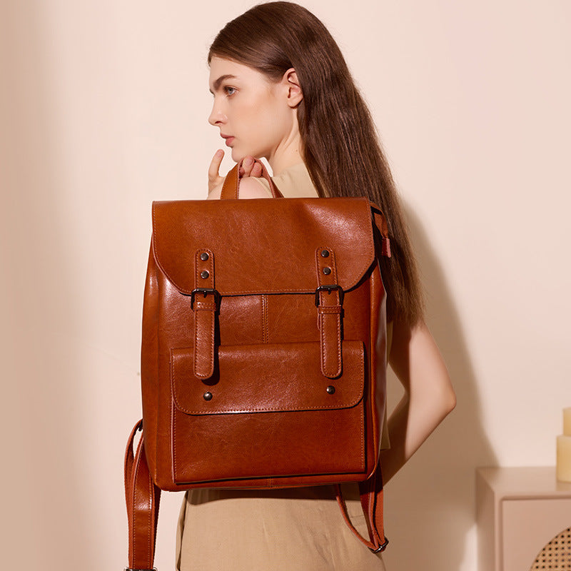 Women's Genuine Leather Backpack