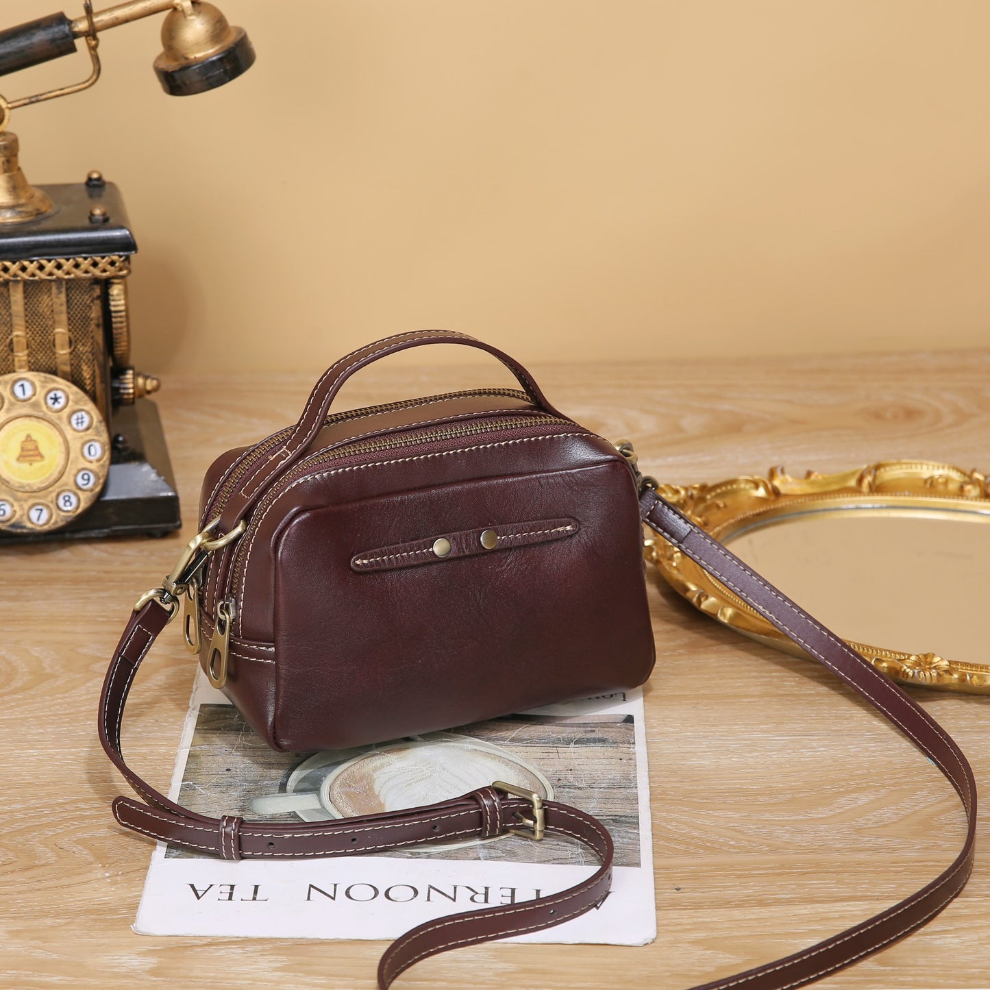 Women's Genuine Leather Crossbody Bag