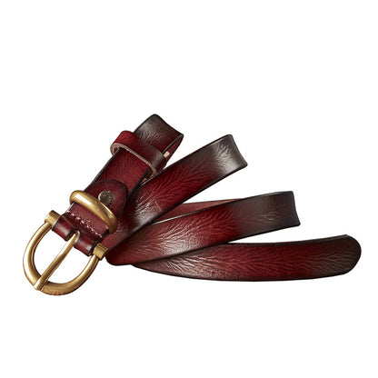 Women's Handmade Genuine Leather Belt