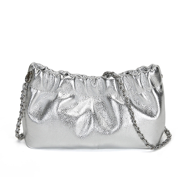 Women's Leather Chain Shoulder Bag