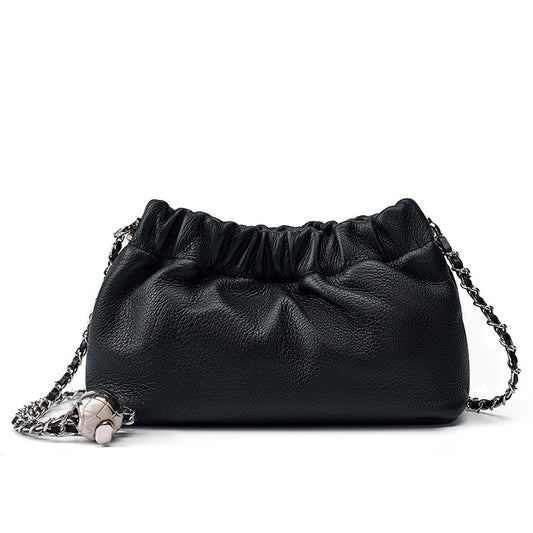 Women's Leather Chain Shoulder Bag