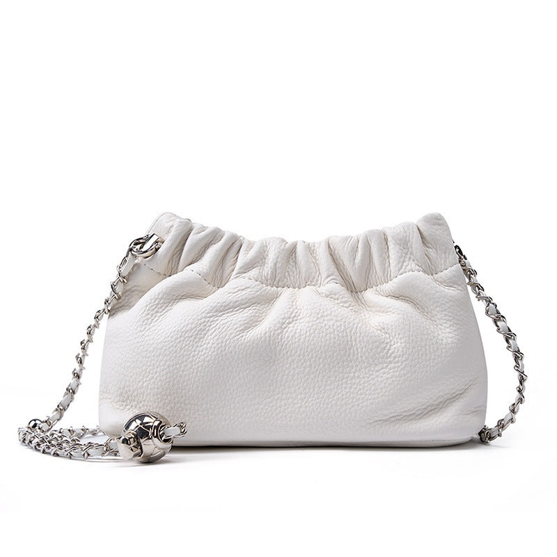 Women's Leather Chain Shoulder Bag