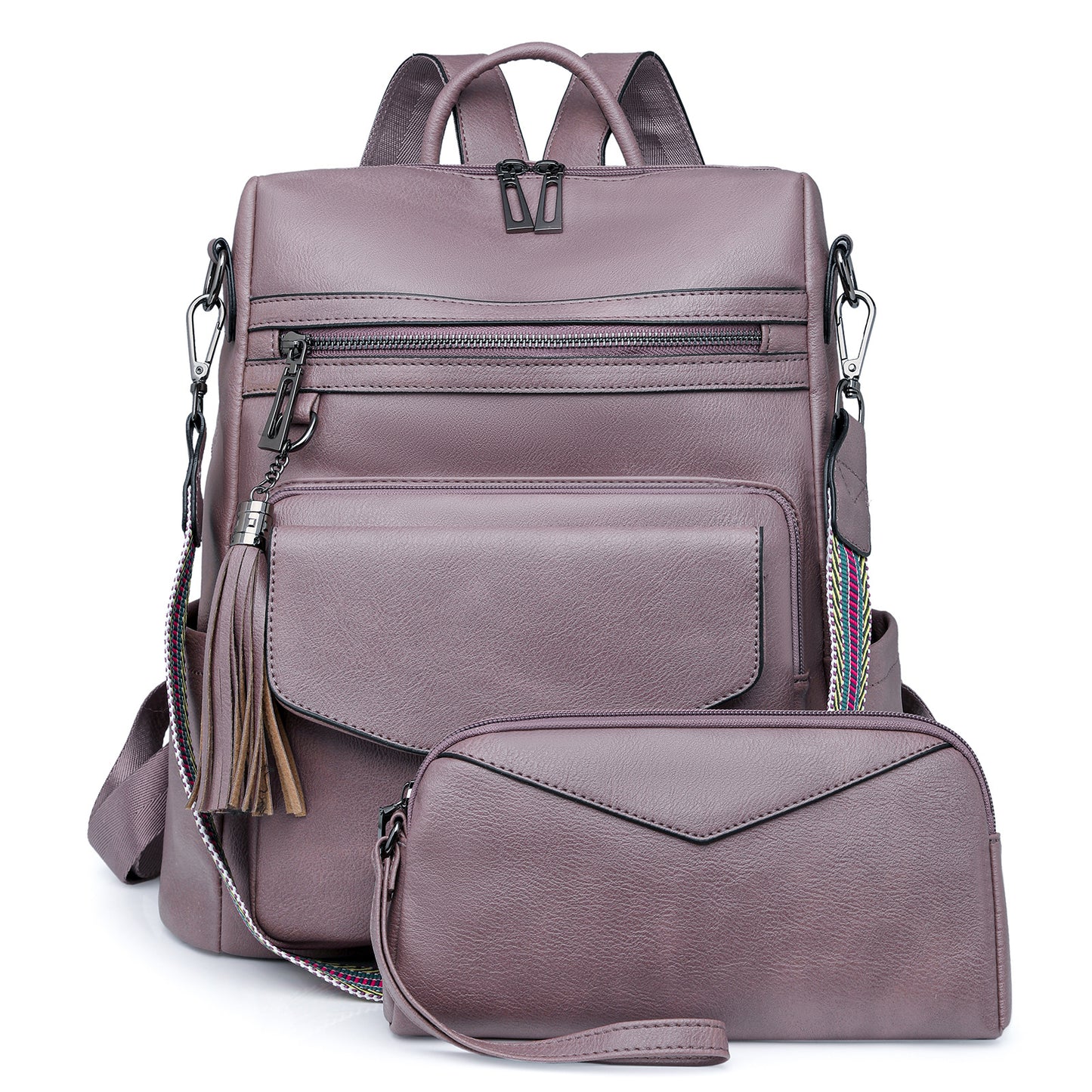 Women's Leather Laptop Backpack