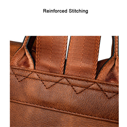 Women's Leather Laptop Backpack