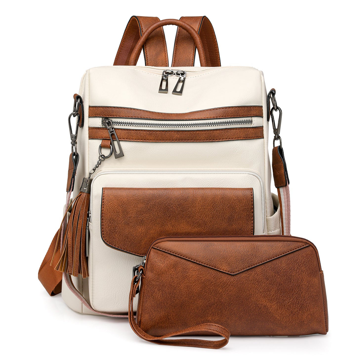 Women's Leather Laptop Backpack