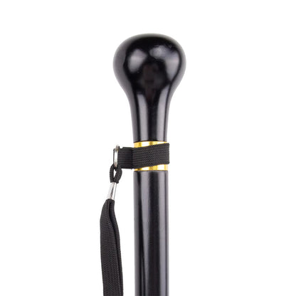 Wooden Knob Handle Cane 37 Inch Traditional Wooden Walking Stick