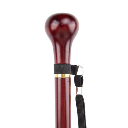 Wooden Knob Handle Cane 37 Inch Traditional Wooden Walking Stick