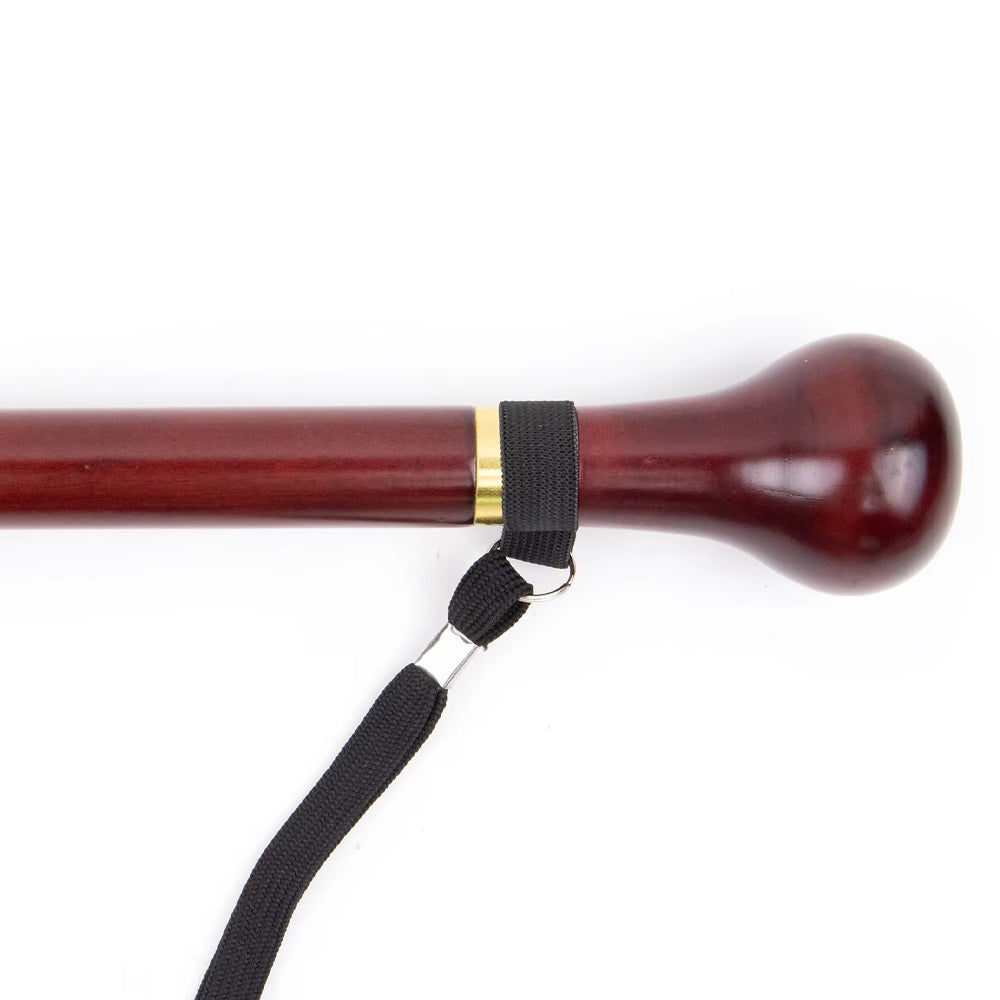 Wooden Knob Handle Cane 37.4 Inch Traditional Wooden Walking Stick