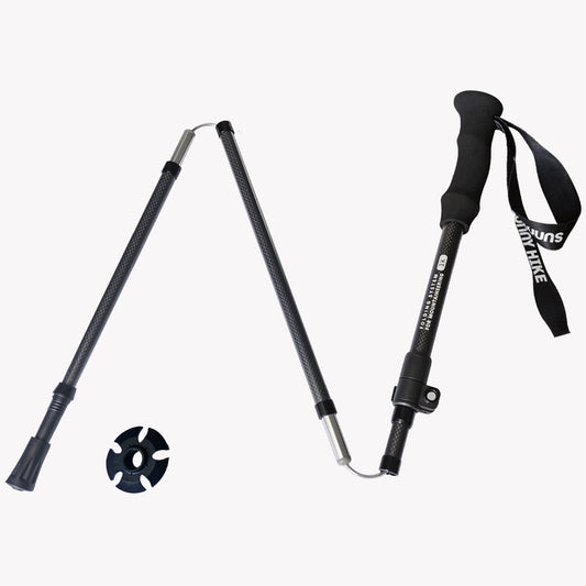 Ultra-Light 5-Section Foldable Carbon Fiber Trekking Poles