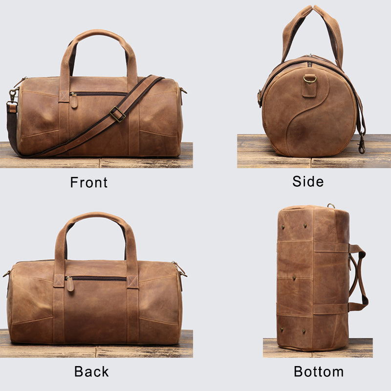 Leather Weekend Duffle Bag