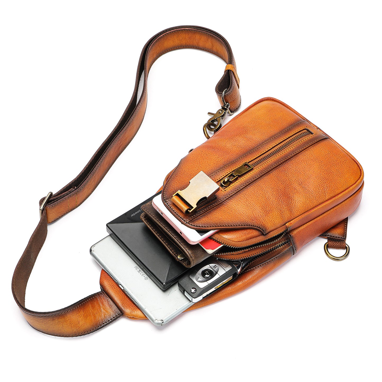 Genuine Leather Sling Bag