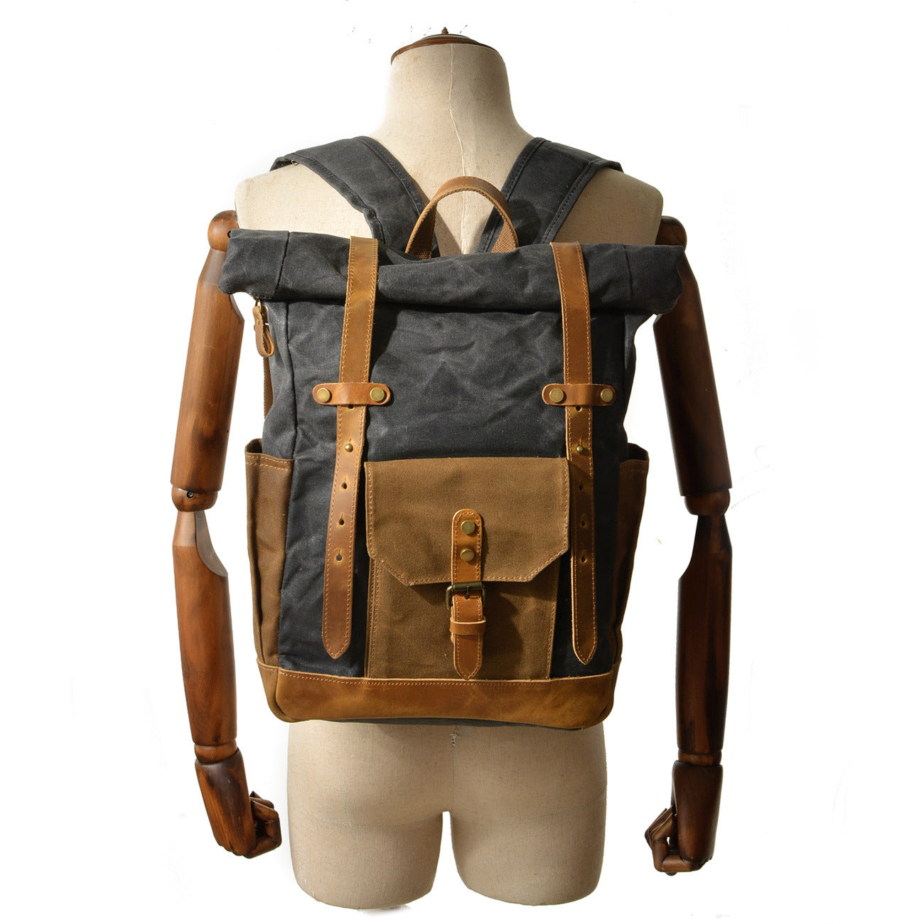 Outdoor Sports Hiking Canvas Backpack