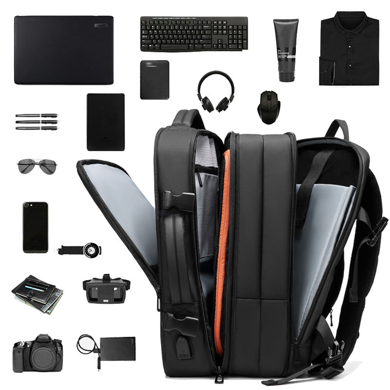 Men's Expandable Travel Laptop Backpack